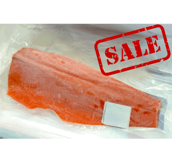 『8月限定お買い得品』冷凍健康さーもん【フィレ 0.5尾 350g前後】